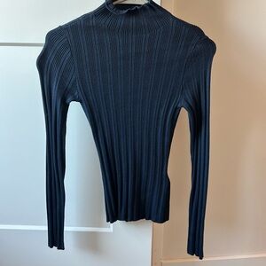 Abercrombie Ribbed Mock-neck Sweater